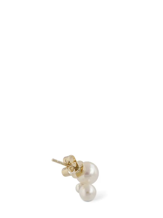 Sophie Bille Brahe   Petite Stellari pearl mono earring 