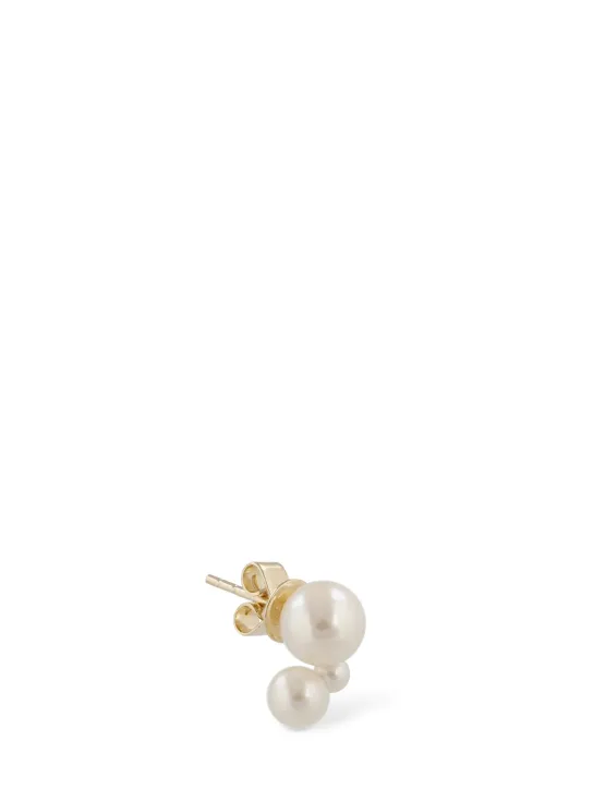 Sophie Bille Brahe   Petite Stellari pearl mono earring 