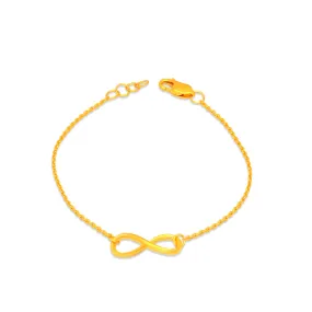 TAKA Jewellery 916 Gold Bracelet Infinity