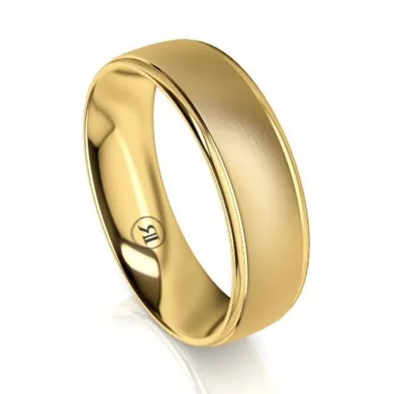 The Ashton Yellow Gold Wedding Ring