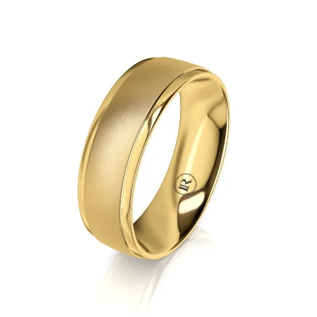 The Carlisle Yellow Gold Wedding Ring