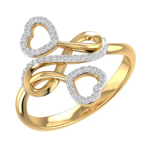 THE INFINITY ENTWINED LOVE RING