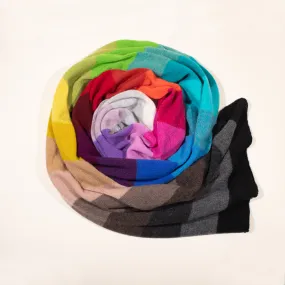 The Oversized Rainbow Scarf