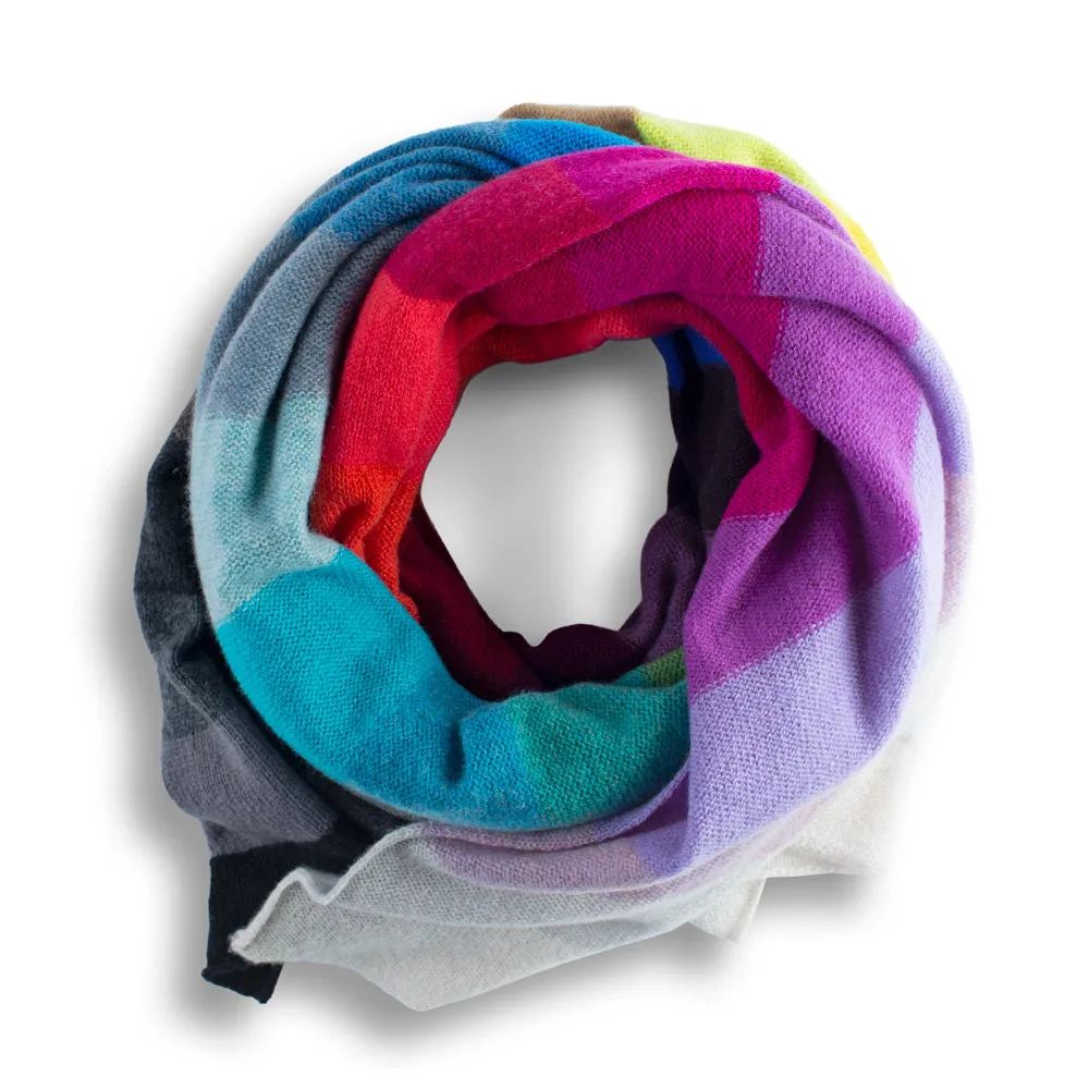 The Oversized Rainbow Scarf