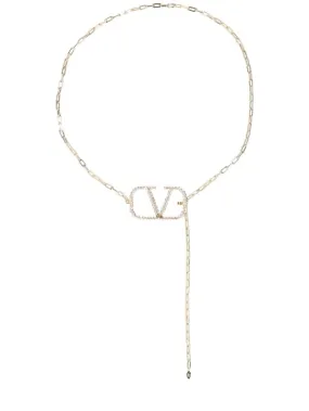 Valentino Garavani   V Logo Signature chain belt 