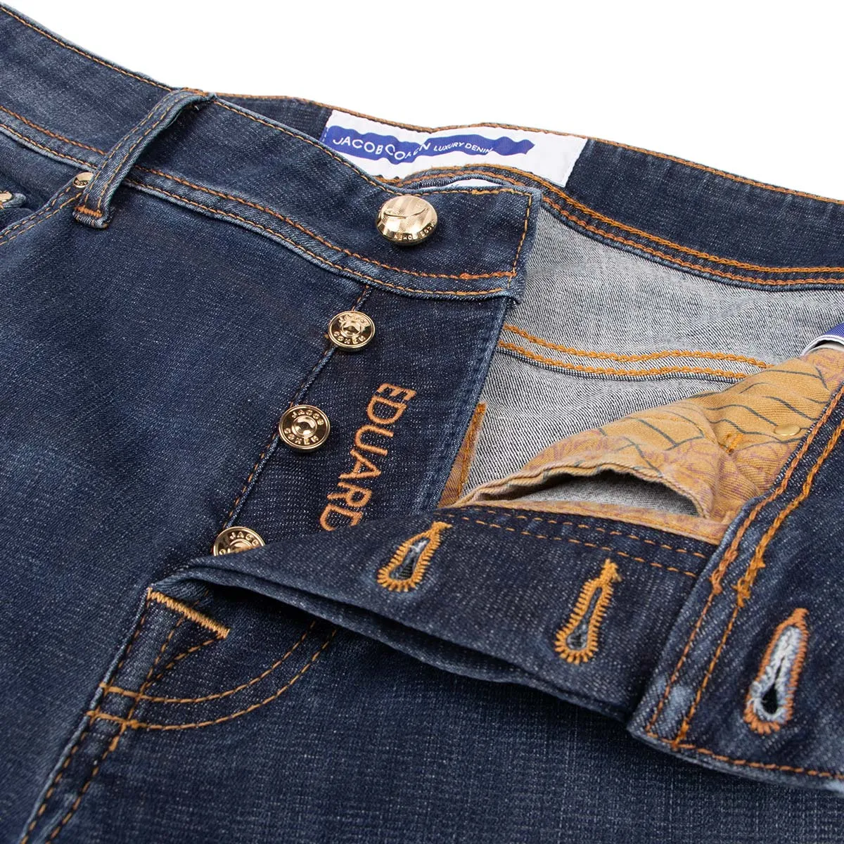 Vintage Mid Wash 'Eduard' Regular Fit Jeans