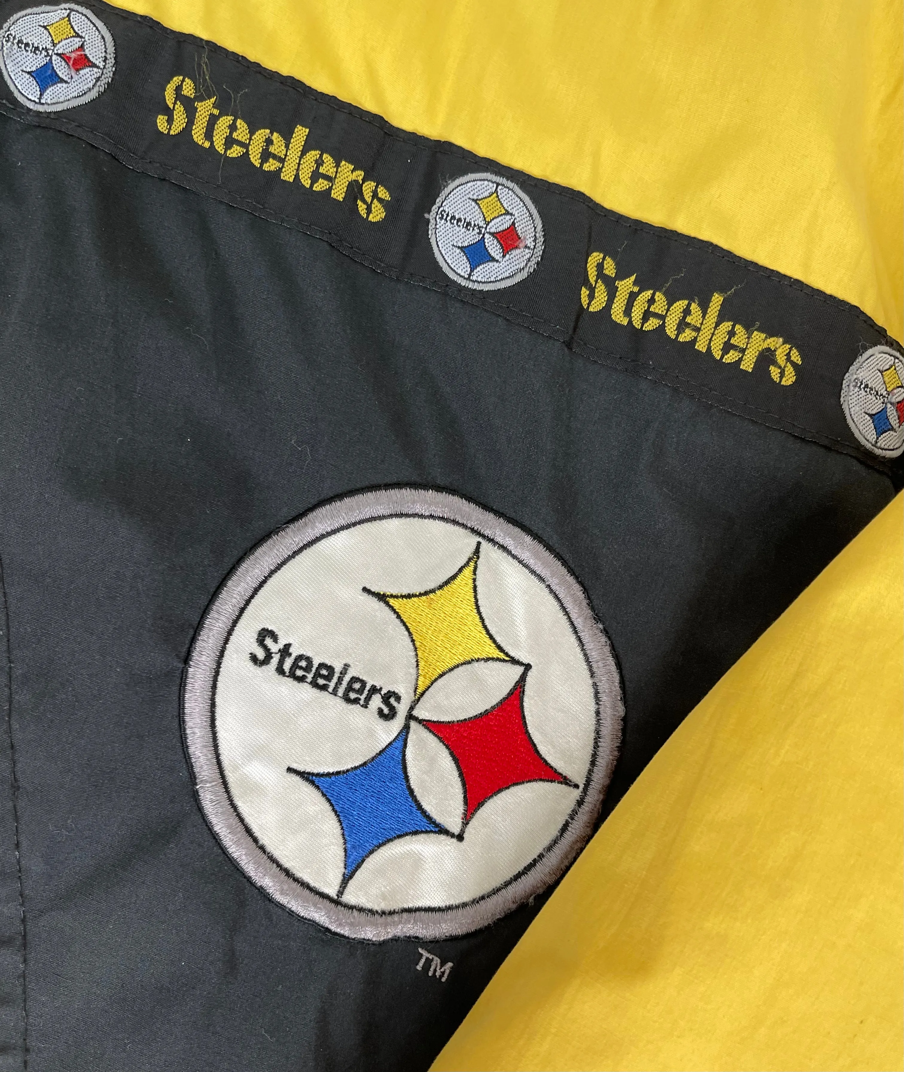 Vintage Pittsburgh Steelers Pro Player Puffer Jacket XL