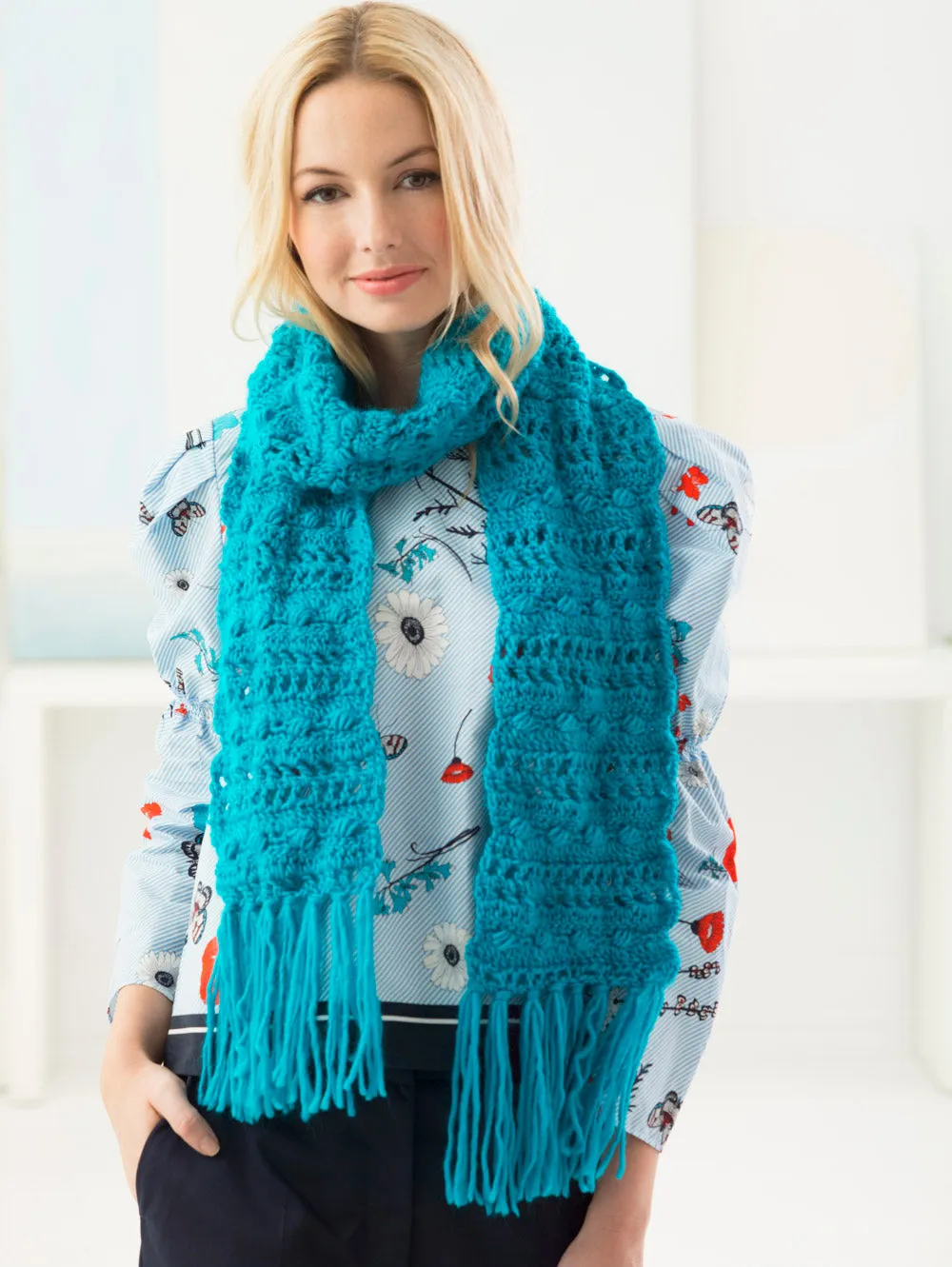 Wavy Scarf (Crochet)