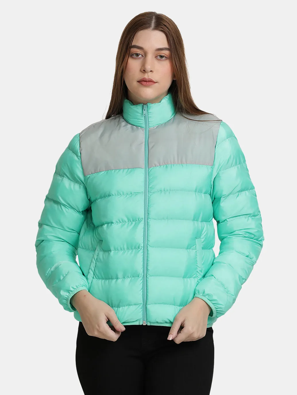 Women's Green Puffer Jackets