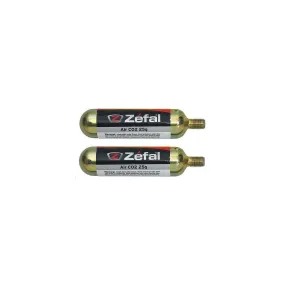 Zefal CO2 25g Compressed Air Cartridge Thread (2 units)